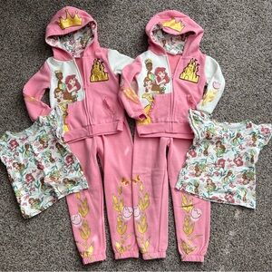 Disney Pink and White Princess Matching Set
